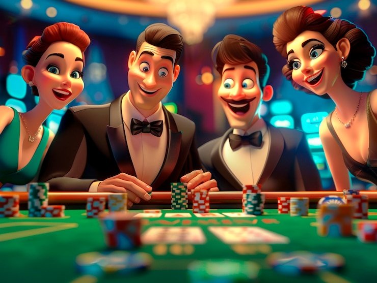 Studio Dream Gaming dengan dealer dan meja baccarat yang terlihat dalam streaming HD di aplikasi agen388